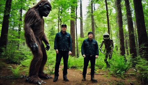 Tom Delonge, aliens, and Bigfoot chillin' in the woods