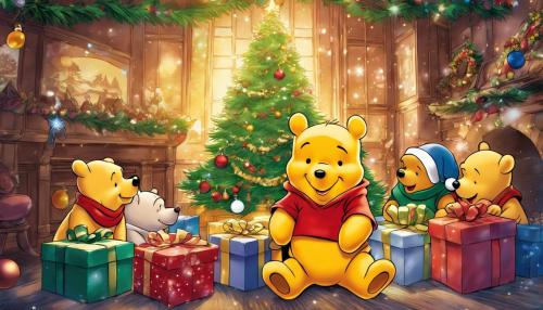 Winnie the Pooh and Friends christmas