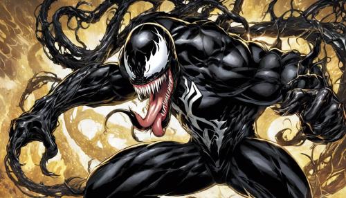 venom cubierto de telarañas 