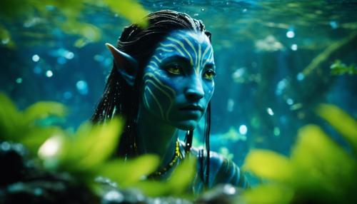 Avatar na'vi under water drowning