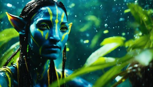 Avatar na'vi under water drowning