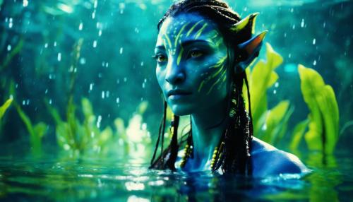 Avatar na'vi under water drowning