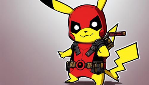 Pikachu deadpool