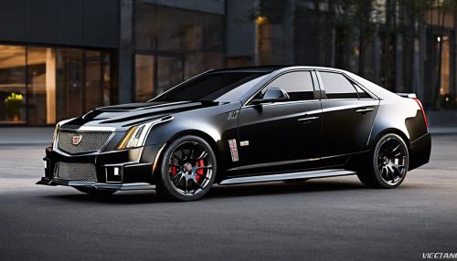 all black Cadillac cts-v 