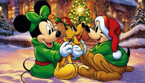 Mickey and Pluto Christmas