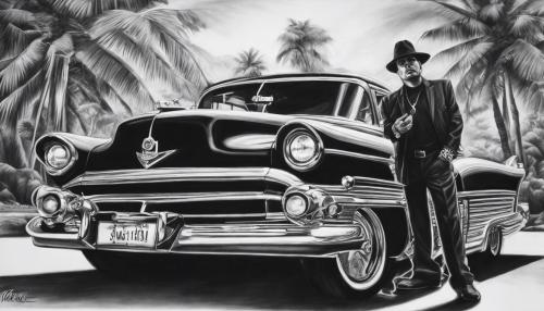 Chicano, Gangster drawing 