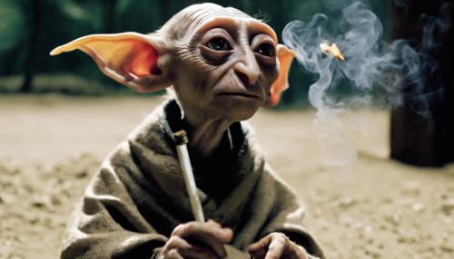 Dobby smoking blunt