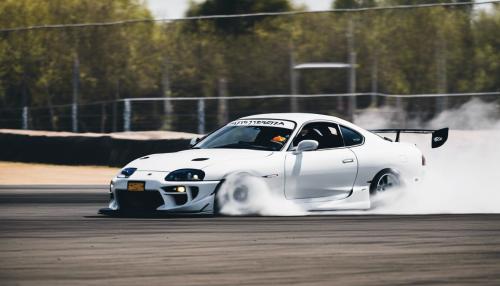 White supra drifting