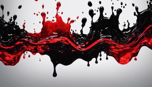 black background. black liquid. moving black liquid that is also red. black background. only red color. only black color. black and red ink fire 4k wallpaper