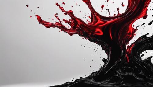 in a dark place no light. black liquid. moving black liquid that is also red. black background. only red color. only black color. black and red ink fire 4k wallpaper no white black background cover the full screen HD ULTRA 8K