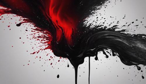 in a dark place no light. black liquid. moving black liquid that is also red. black background. only red color. only black color. black and red ink fire 4k wallpaper no white black background 8K ULTRA BIRDS EYE VIEW COVER THE FULL SCREEN 