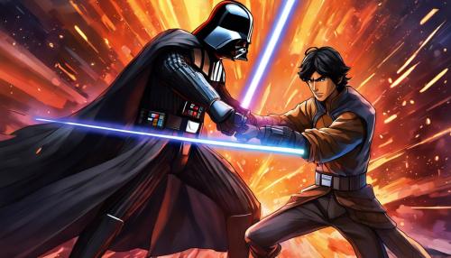 Ezra bridger fighting darth vader