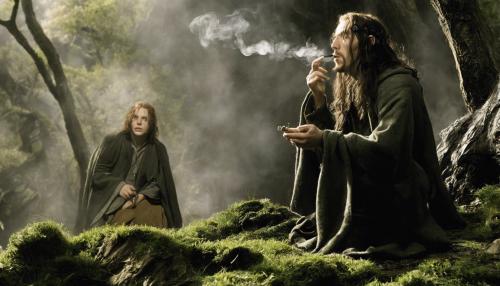 Lord of the rings smoking white widow