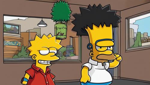 Gangster bart simpson african american