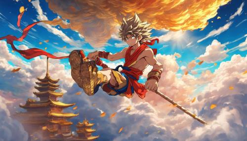 Wukong riding his cloud