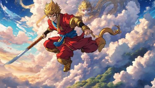 Wukong riding his cloud