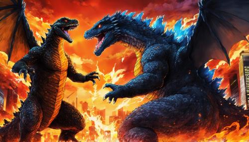 Godzilla vs charizard