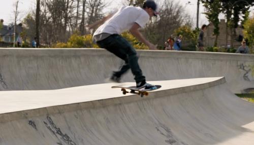 Cool skateboard trick