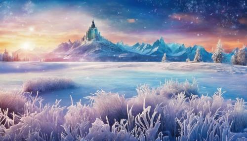 frozen backround