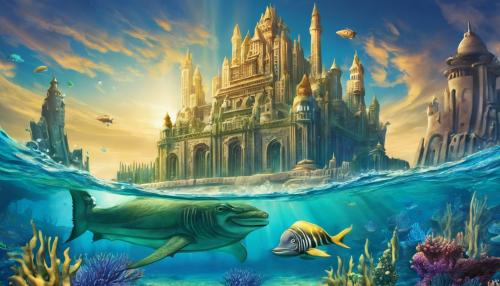 Atlantis under the sea 