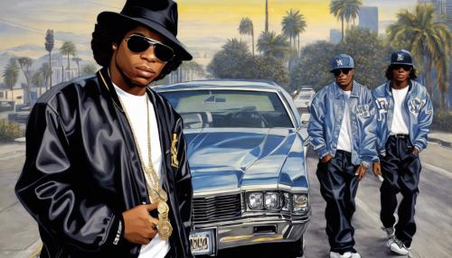 EAZY E CON N.W.A Y CON CRIP'Z 