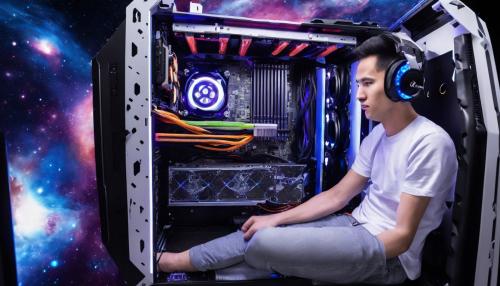 Liquid cooled Gaming PC in space