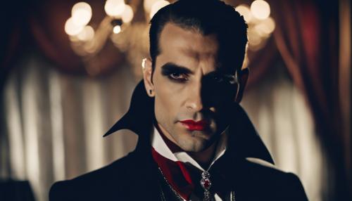 Gangster vampire  . Wearing Diamond jewlery 