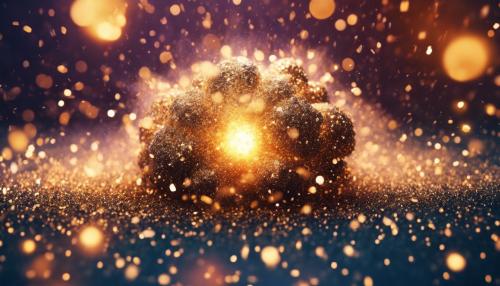 An atomic bomb made of glitter