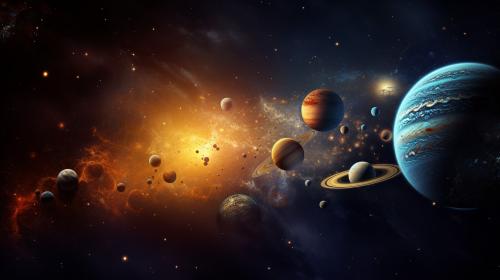 Amazing solar system.