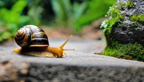 Huge muscles snail