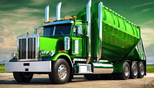 Green giant truck