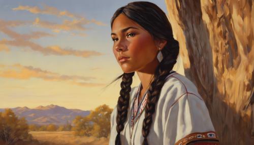 native american girl, side braid, nurse, freckles, brown eyes, full lips, round face, 