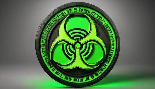 Neon Green Biohazard symbol