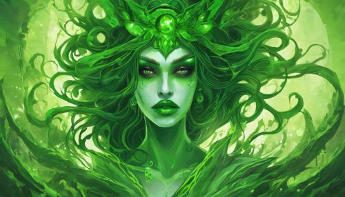 Green ghoul goddess