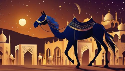 Arabian night moon