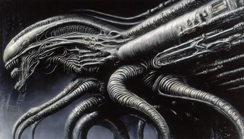 H.R. Giger alien the thing