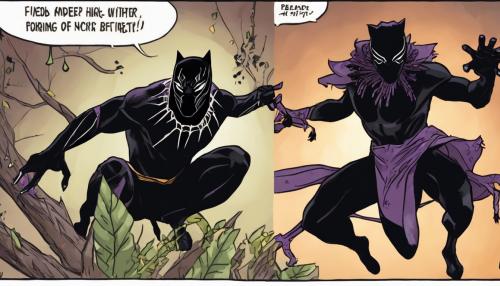 Horrifying witch spider black panther