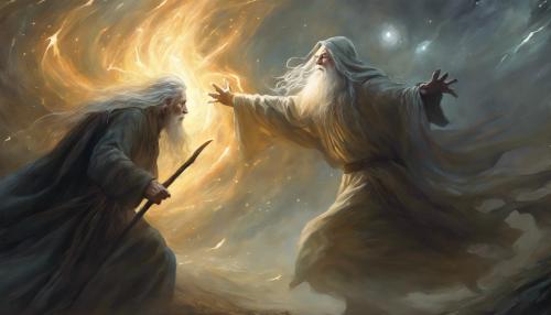 Gandalf fights the boogeyman