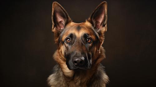 German Shepard portrait