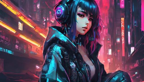 anime cyberpunk girl