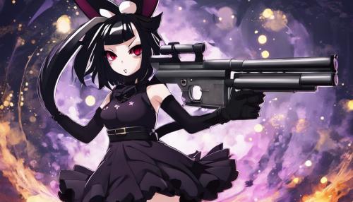 Kuromi with gun