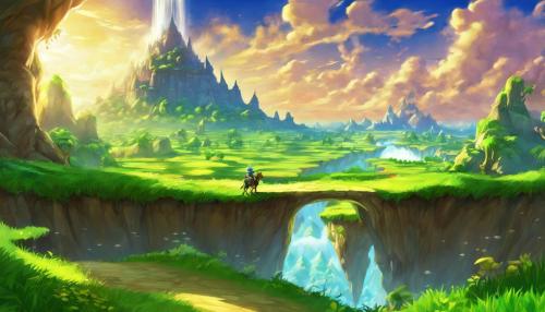 Zelda Tears of the Kingdom massive landscape very beautiful 