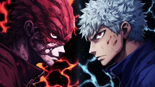 gojo vs sukuna jujutsu kaisen