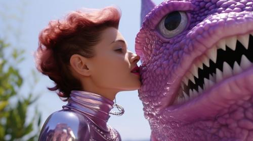 sharkBoy kissing lavaGirl very intense