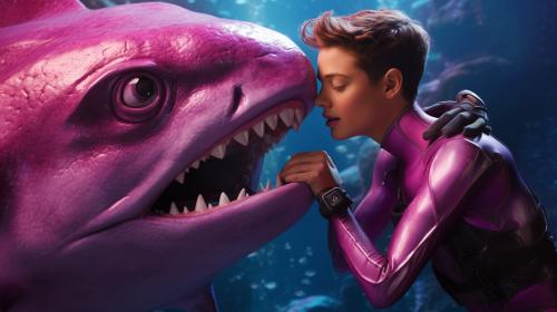 sharkBoy kissing lavaGirl very intense