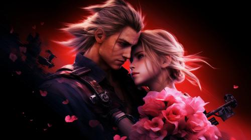 cloud and aerith wallpaper