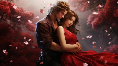 final fantasy vii cloud and aerith