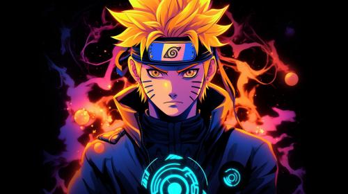 Naruto sage of six pats neon