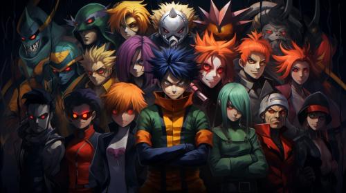 The league of villains from my hero academia 