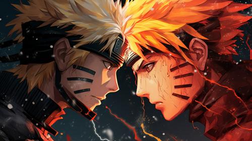 Naruto vs pain
